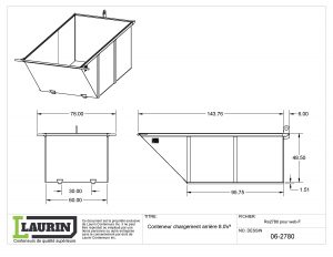 Laurin Conteneurs à chargement arrière 8VC
