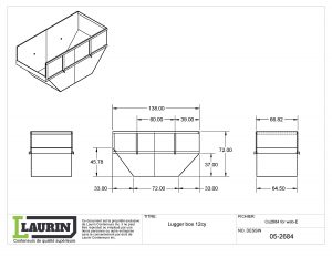 Lugger box containers 12VC