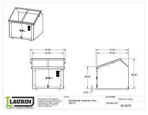 Residential Containers 4CY - Type 3